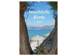 9783675955127 - Inselidylle Kreta (Wandkalender 2024 DIN A2 hoch) CALVENDO Monatskalender