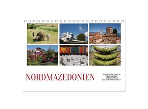 9783675969278 - Nordmazedonien - Streifzüge durch eine nahezu unbekannte Kulturlandschaft (Tischkalender 2024 DIN A5 quer) CALVENDO Monatskalender