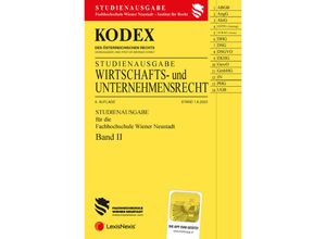 9783700783466 - KODEX Wirtschafts- und Unternehmensrecht 2023 Band II - inkl App Kartoniert (TB)