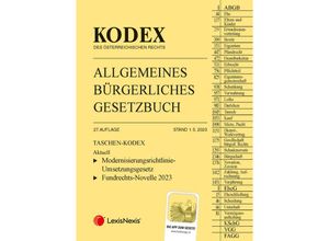 9783700783763 - Taschen-Kodex ABGB 2023 - inkl App Kartoniert (TB)