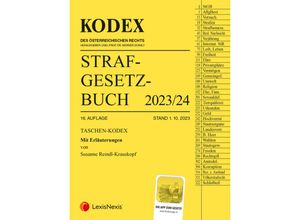 9783700784210 - Taschen-Kodex Strafgesetzbuch 2023 - inkl App Kartoniert (TB)