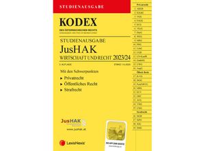 9783700784357 - KODEX JusHAK 2023 24 - inkl App Kartoniert (TB)