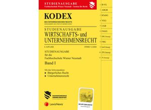 9783700785972 - KODEX Wirtschafts- und Unternehmensrecht 2024 Band I - inkl App Kartoniert (TB)