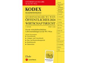 9783700786566 - KODEX Öffentliches Wirtschaftsrecht 2024 - inkl App Kartoniert (TB)