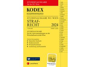 9783700786764 - KODEX Strafrecht für die WU 2024 - inkl App Kartoniert (TB)