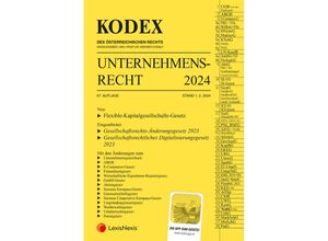 9783700786931 - KODEX Unternehmensrecht 2024 - inkl App Kartoniert (TB)