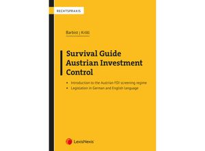 9783700788072 - Rechtspraxis   Survival Guide Austrian Investment Control - Johannes Barbist Regina Kröll Kartoniert (TB)