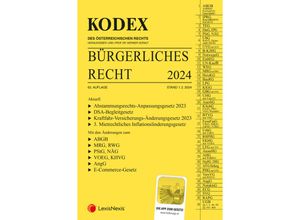 9783700788096 - KODEX Bürgerliches Recht 2024 - inkl App Kartoniert (TB)