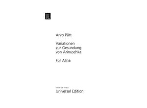 9783702405601 - Für Alina  Variationen zur Gesundung von Arinuschka - Arvo Pärt Geheftet