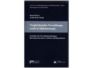 9783704675835 - Vergleichendes Verwaltungsrecht in Südosteuropa Gebunden