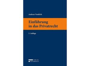 9783704680204 - Einführung in das Privatrecht - Andreas Vonkilch Kartoniert (TB)