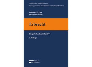 9783704685599 - Erbrecht - Bernhard Eccher Manfred Umlauft Kartoniert (TB)