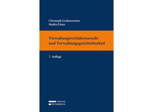 9783704691477 - Verwaltungsverfahrensrecht und Verwaltungsgerichtsbarkeit - Christoph Grabenwarter Mathis Fister Kartoniert (TB)