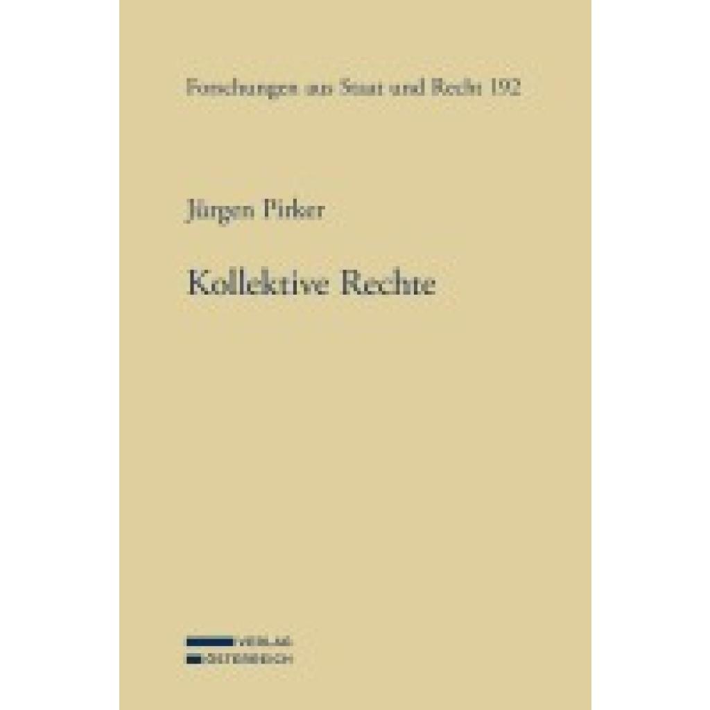 9783704694683 - Pirker Jürgen Kollektive Rechte