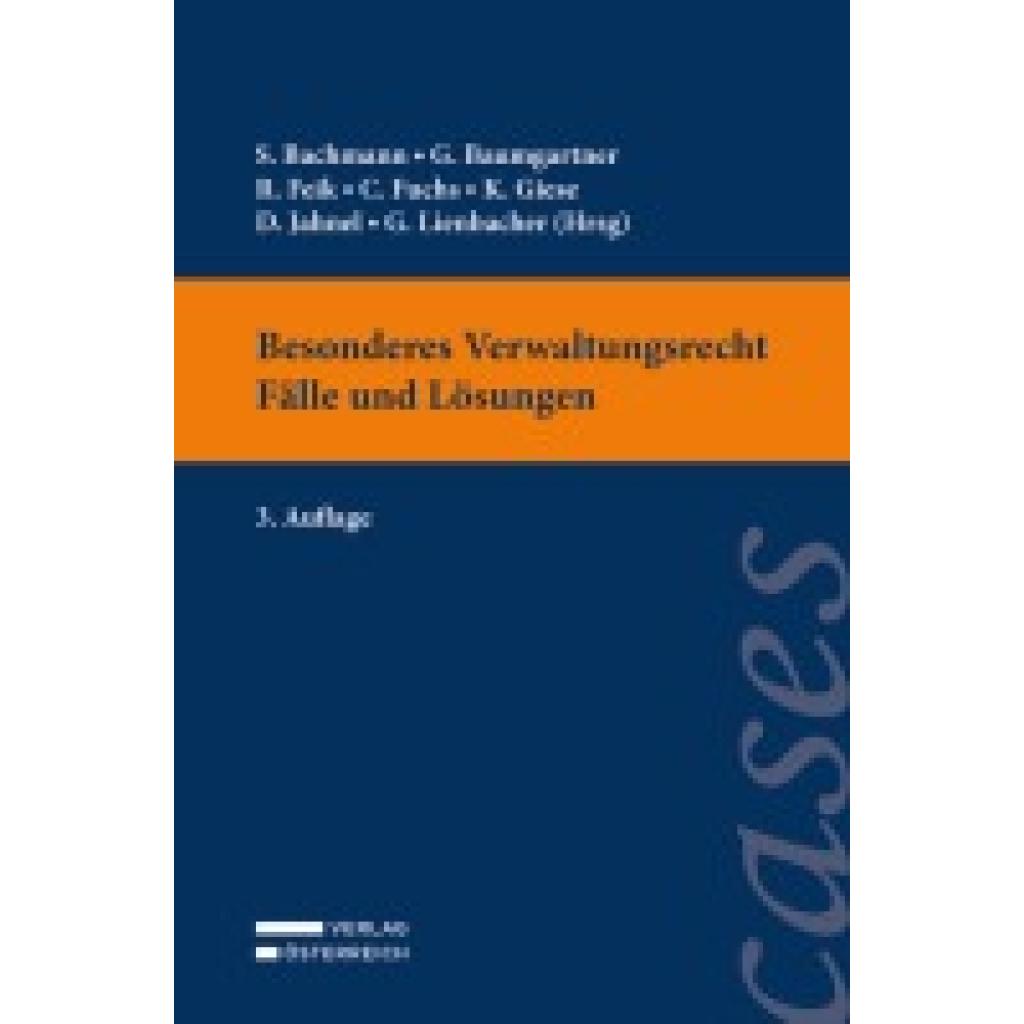 9783704695024 - Besonderes Verwaltungsrecht - Fälle und Lösungen