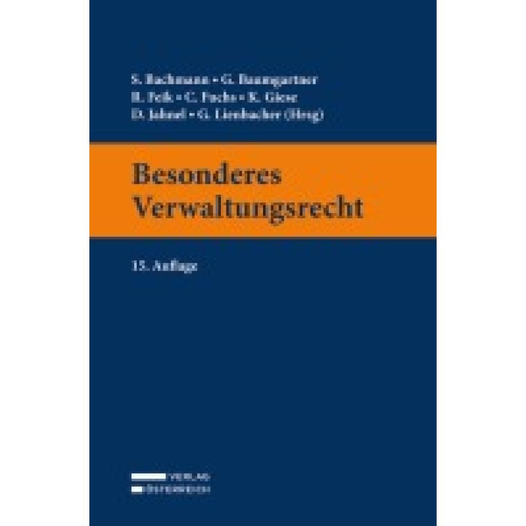 9783704695154 - Besonderes Verwaltungsrecht