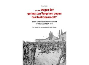 9783706562867 -  wegen der geringsten Vergehen gegen das Koalitionsrecht! - Peter Goller Gebunden