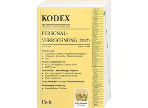 9783707349467 - KODEX Personalverrechnung 2024 25 - Michael Seebacher Kartoniert (TB)