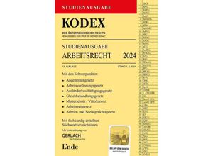 9783707349511 - KODEX Studienausgabe Arbeitsrecht 2024 Kartoniert (TB)