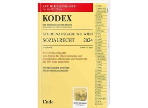 9783707349535 - KODEX Studienausgabe Sozialrecht WU 2024 - Elisabeth Brameshuber Kartoniert (TB)