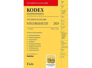 9783707349542 - KODEX Studienausgabe Steuergesetze 2024 - Andrei Bodis Kartoniert (TB)