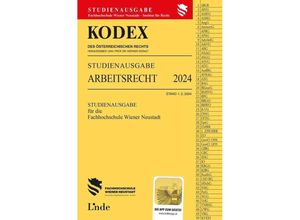 9783707349573 - KODEX Studienausgabe Arbeitsrecht FH Wr Neustadt 2024 Kartoniert (TB)