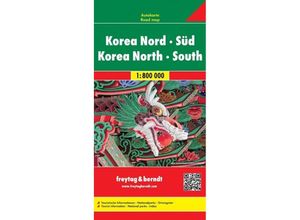 9783707914184 - Korea Nord - Süd Korea North South Karte (im Sinne von Landkarte)