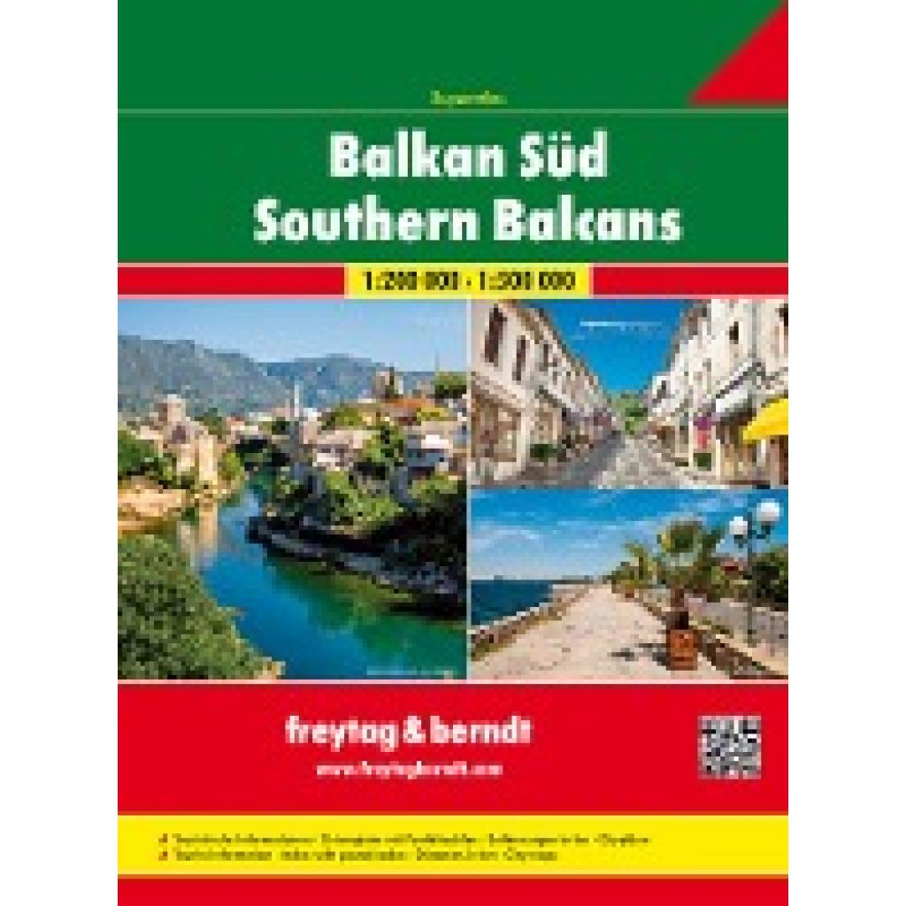 9783707914207 - Freytag & Berndt Atlas   Freytag & Berndt Atlas Superatlas Balkan Süd Superatlas Southern Balcans Kartoniert (TB)