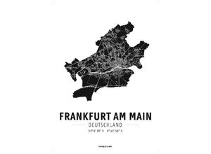 9783707918755 - freytag & berndt Poster + Markiertafeln   PL 138P   Frankfurt am Main Designposter Karte (im Sinne von Landkarte)