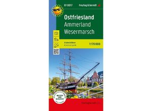 9783707920017 - Ostfriesland Erlebnisführer 1170000 freytag & berndt EF 0017 Karte (im Sinne von Landkarte)