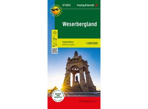 9783707920048 - Weserbergland Erlebnisführer 1200000 freytag & berndt EF 0013 Karte (im Sinne von Landkarte)