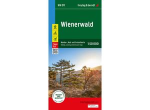 9783707920642 - Wienerwald Wander- Rad- und Freizeitkarte 150000 freytag & berndt WK 011 Karte (im Sinne von Landkarte)