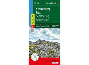9783707920659 - Schneeberg - Rax Wander- Rad- und Freizeitkarte 150000 freytag & berndt WK 022 Karte (im Sinne von Landkarte)