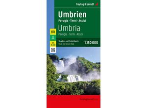 9783707921908 - freytag & berndt Auto + Freizeitkarten   AK 0624-23   Umbrien Straßen- und Freizeitkarte 1150000 freytag & berndt Karte (im Sinne von Landkarte)