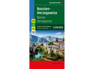 9783707922035 - freytag & berndt Auto + Freizeitkarten   AK 0720-23   Bosnien-Herzegowina Straßen- und Freizeitkarte 1200000 freytag & berndt Karte (im Sinne von Landkarte)