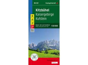 9783707922073 - Kitzbühel Wander- Rad- und Freizeitkarte 150000 freytag & berndt WK 301 Karte (im Sinne von Landkarte)