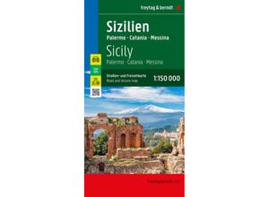 9783707922295 - freytag & berndt Auto + Freizeitkarten   AK 0618-23   Sizilien Straßen- und Freizeitkarte 1150000 freytag & berndt Karte (im Sinne von Landkarte)
