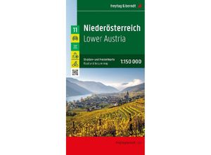 9783707922349 - Niederösterreich Straßen- und Freizeitkarte 1150000 freytag & berndt Karte (im Sinne von Landkarte)