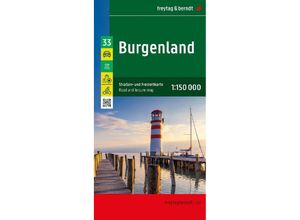 9783707922394 - Burgenland Straßen- und Freizeitkarte 1150000 freytag & berndt Karte (im Sinne von Landkarte)