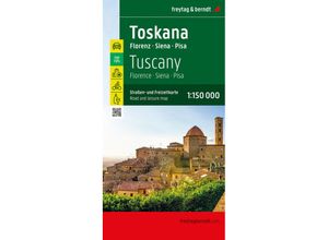 9783707922431 - Toskana Straßen- und Freizeitkarte 1150000 freytag & berndt Karte (im Sinne von Landkarte)