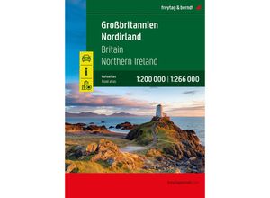 9783707922592 - Großbritannien - Nordirland Autoatlas 1200000 - 1266000 freytag & berndt Kartoniert (TB)