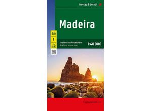 9783707922837 - Madeira Straßen- und Freizeitkarte 140000 freytag & berndt Karte (im Sinne von Landkarte)