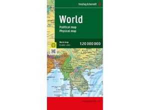 9783707923001 - World map political - physical english 120000000 folded freytag & berndt Karte (im Sinne von Landkarte) 9783707923001 - World map political - physical english 120000000 folded freytag & berndt Karte (im Sinne von Landkarte)