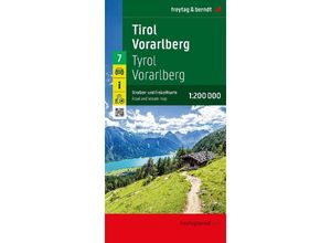 9783707923124 - Tirol - Vorarlberg Straßen- und Freizeitkarte 1200000 freytag & berndt Karte (im Sinne von Landkarte)