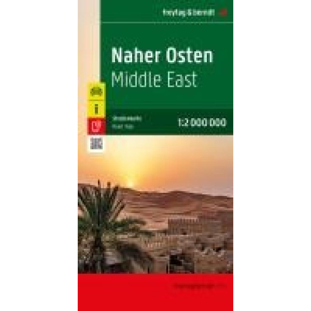 9783707923278 - Naher Osten Straßenkarte 12000000 freytag & berndt