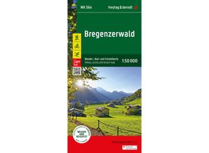 9783707923377 - Bregenzerwald Wander- Rad- und Freizeitkarte 150000 freytag & berndt WK 364 Karte (im Sinne von Landkarte)