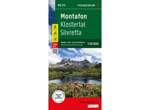 9783707923384 - Montafon Wander- Rad- und Freizeitkarte 150000 freytag & berndt WK 374 Karte (im Sinne von Landkarte)