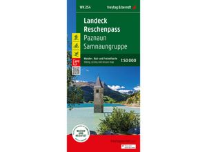 9783707923421 - Landeck - Reschenpass Wander- Rad- und Freizeitkarte 150000 freytag & berndt WK 254 Karte (im Sinne von Landkarte)