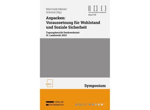 9783708342139 - Anpacken Voraussetzung für Wohlstand und Soziale Sicherheit Taschenbuch