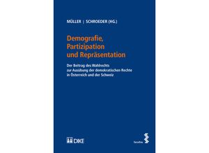 9783708922317 - Demografie Partizipation und Repräsentation Kartoniert (TB)